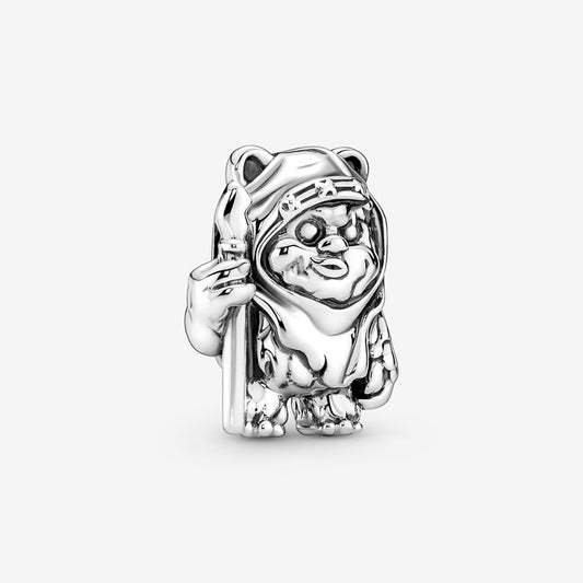 Disney Star War Ewok Charm Hallmarked S925 Sterling Silver